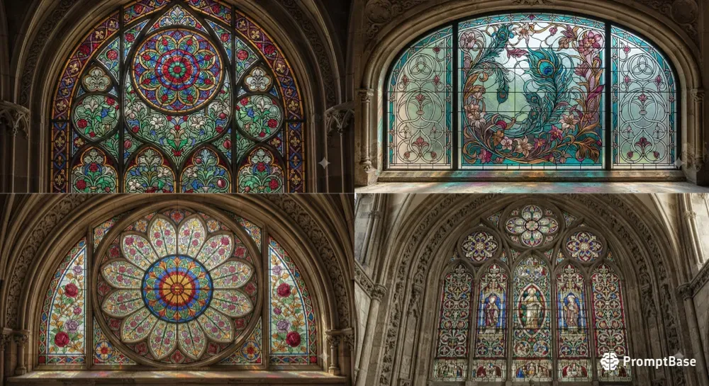 Elegant Stained Glass Window Designs