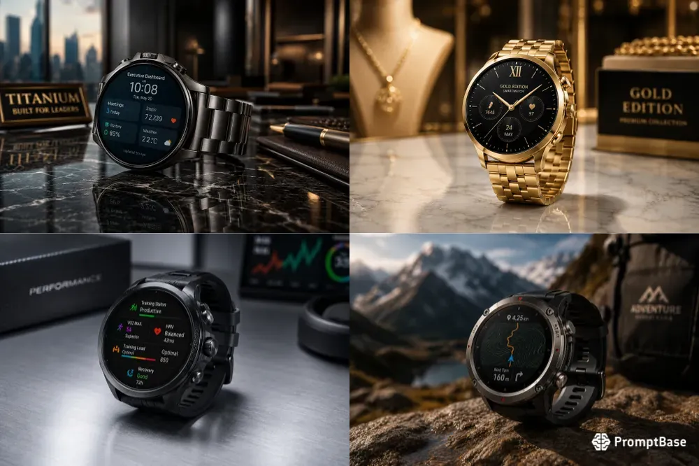 Smartwatch Ad Photography
