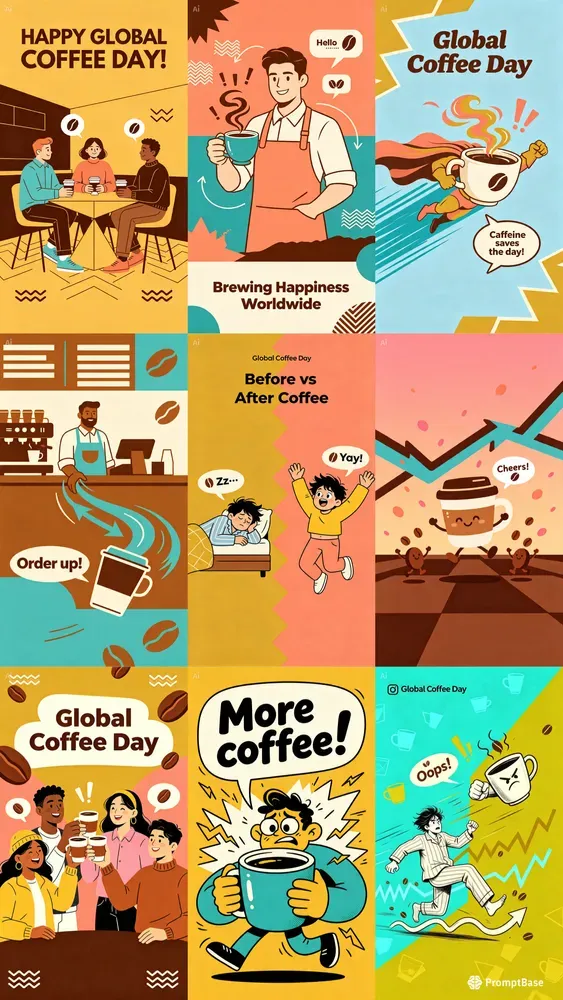Global Coffee Day Posts