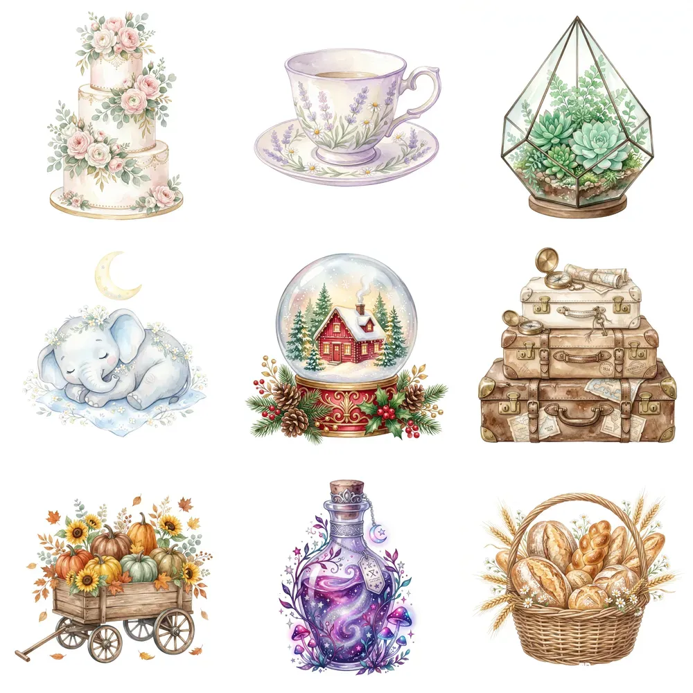 Premium Watercolor Clipart