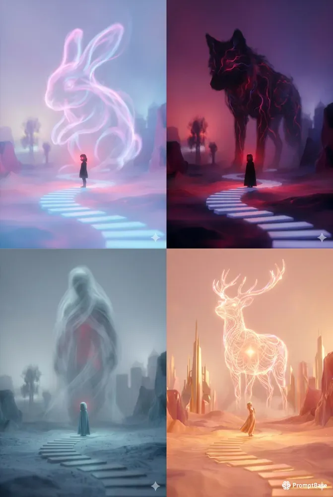 Neon Mind Mirage Surreal Dream Cores