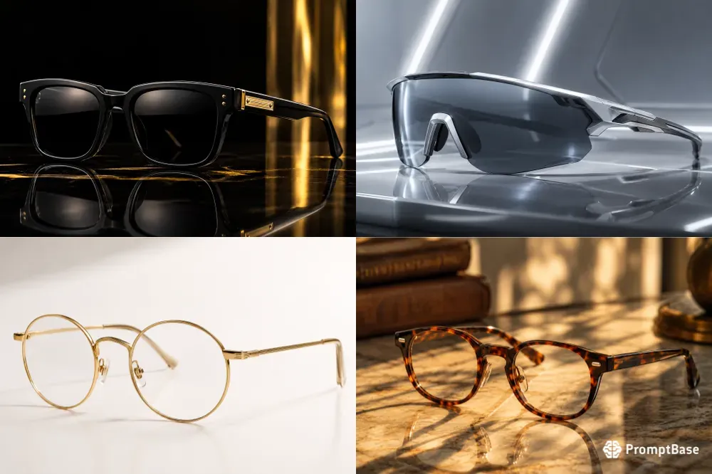 Premium Eyewear Advertisement Generator