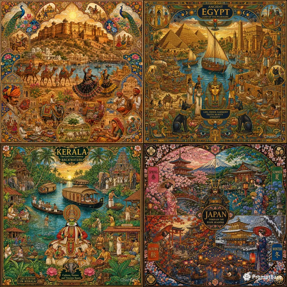 Folk Art Storytelling World Builders
