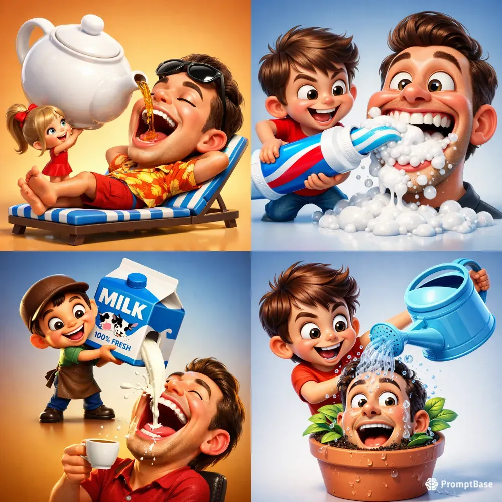 Funny Giant Objects 3D