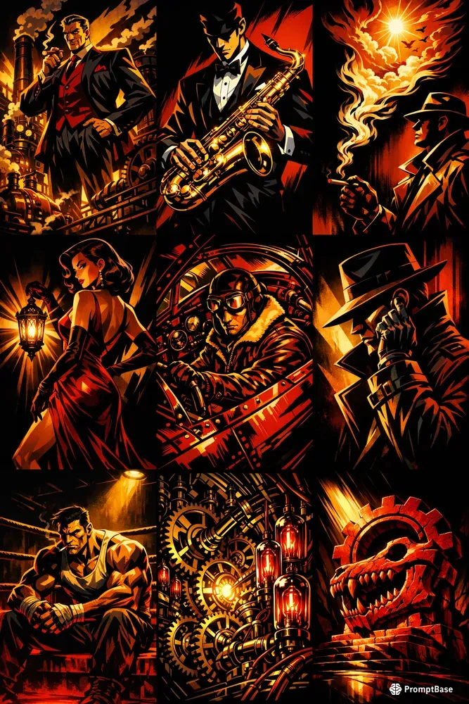 Urban Noir Legends Arcane Gears