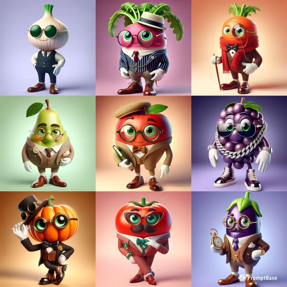 Vegetable Characters
