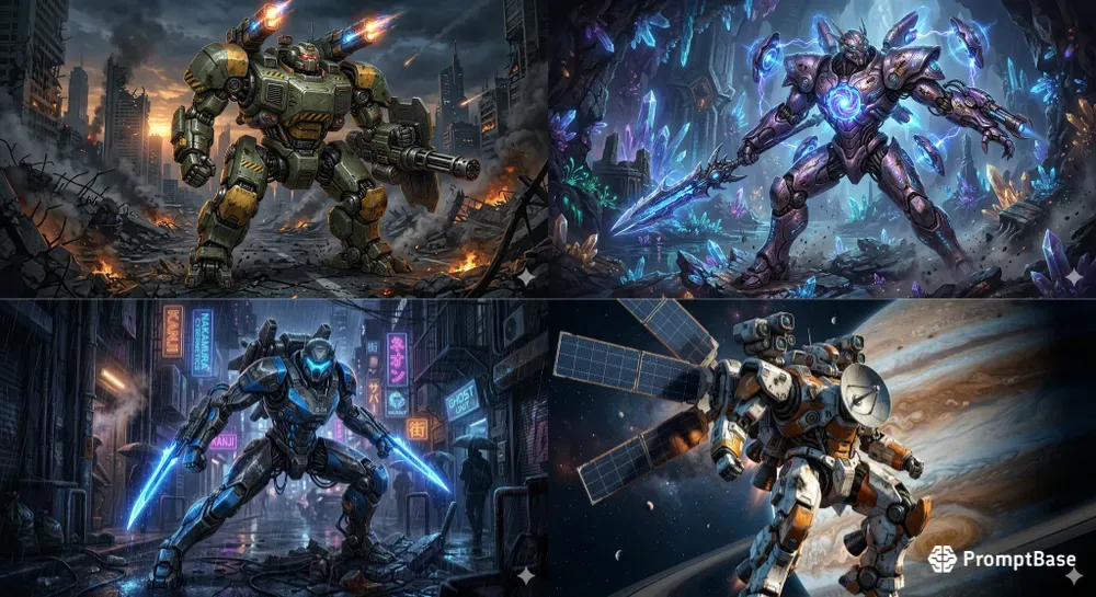 Scifi Mecha Concepts