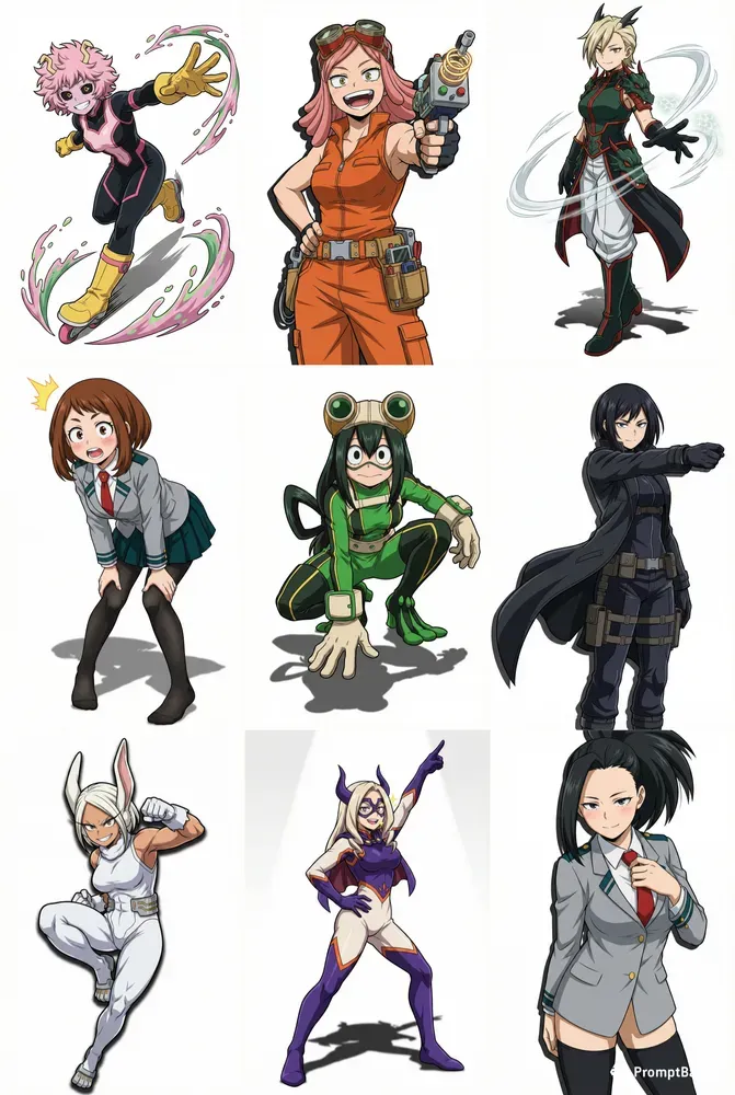 My Hero Academia Character Sheets