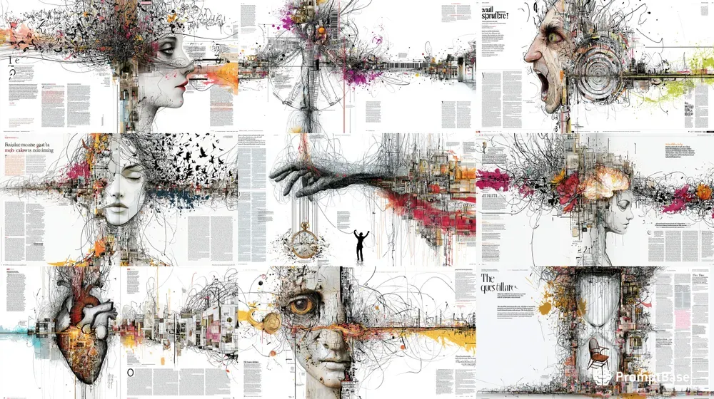 Avant Garde Editorial Article Headers