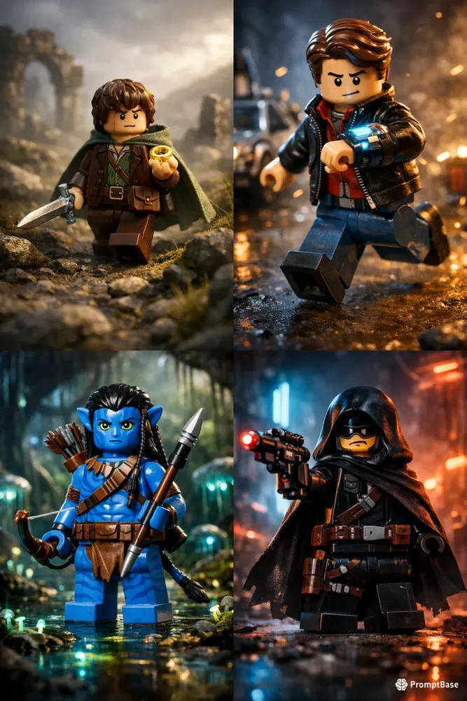 Cinematic Lego Movieinspired Characters