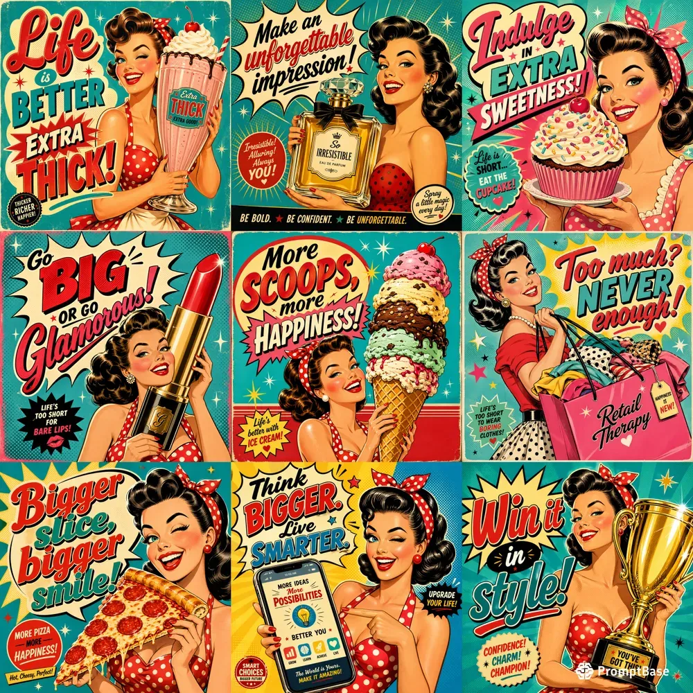 Retro Pop Art Posters
