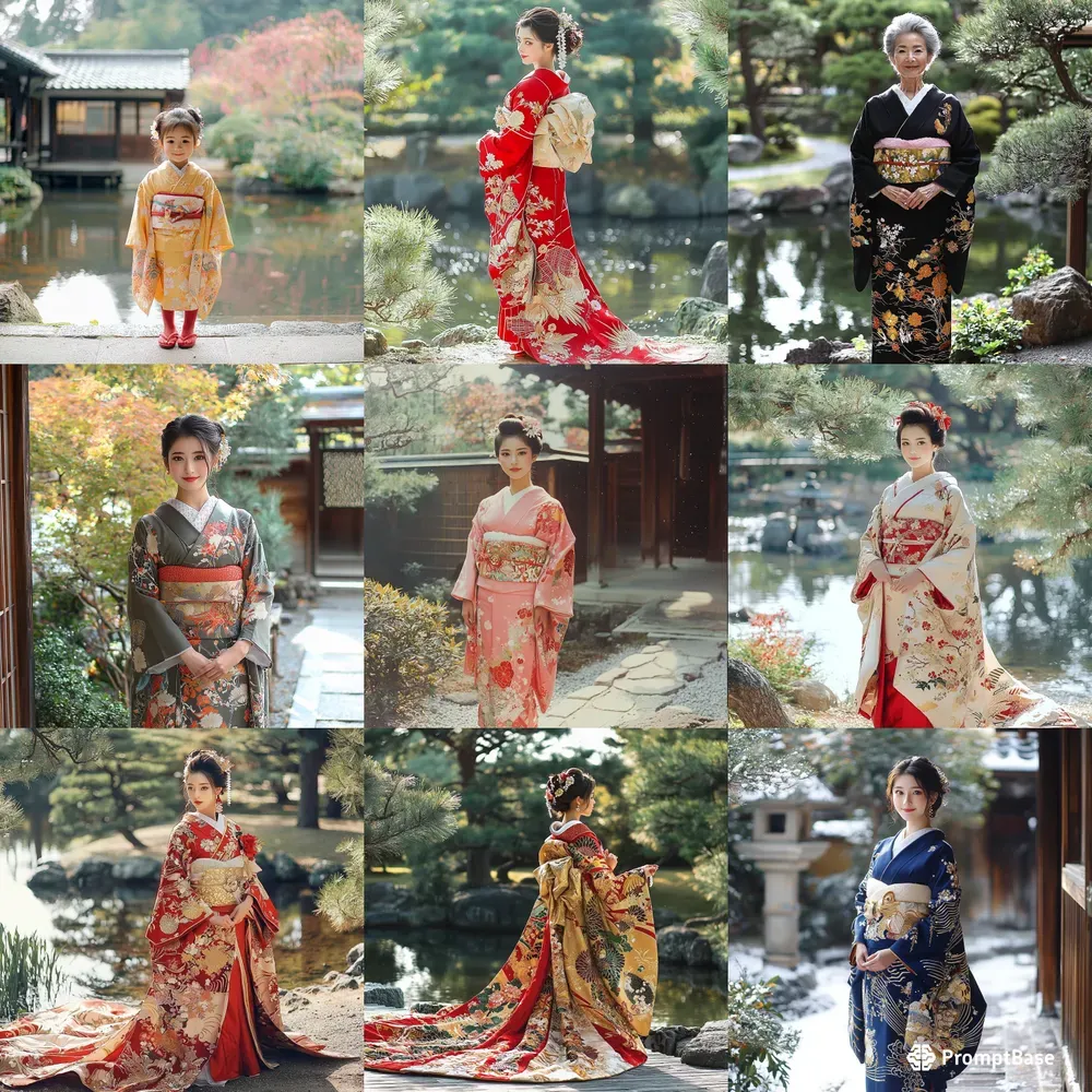 Japanese Beautiful Kimono Designs
