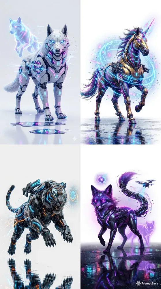 Cyberpunk Fantasy Beasts