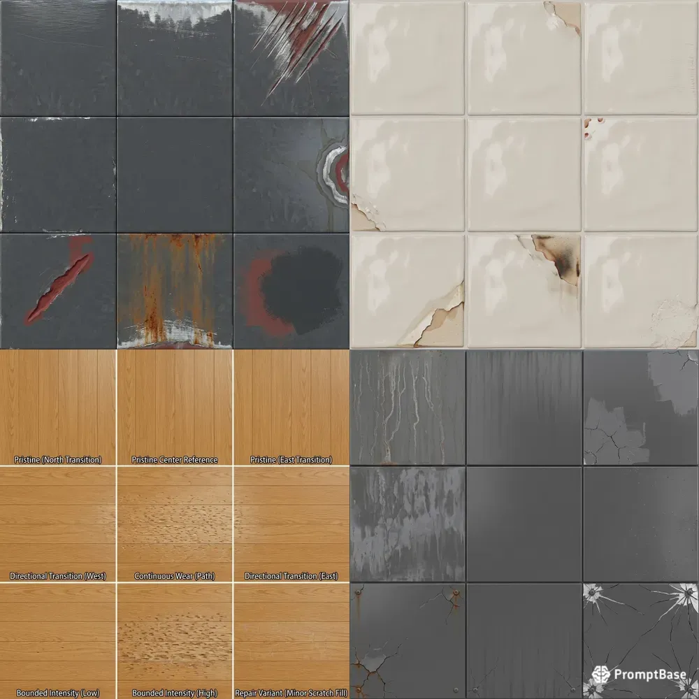 Modular Surface Damage Tiles