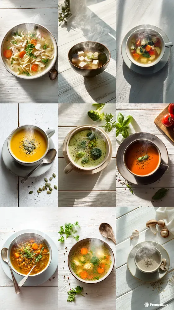 Healthy Soup Photography Clean Food