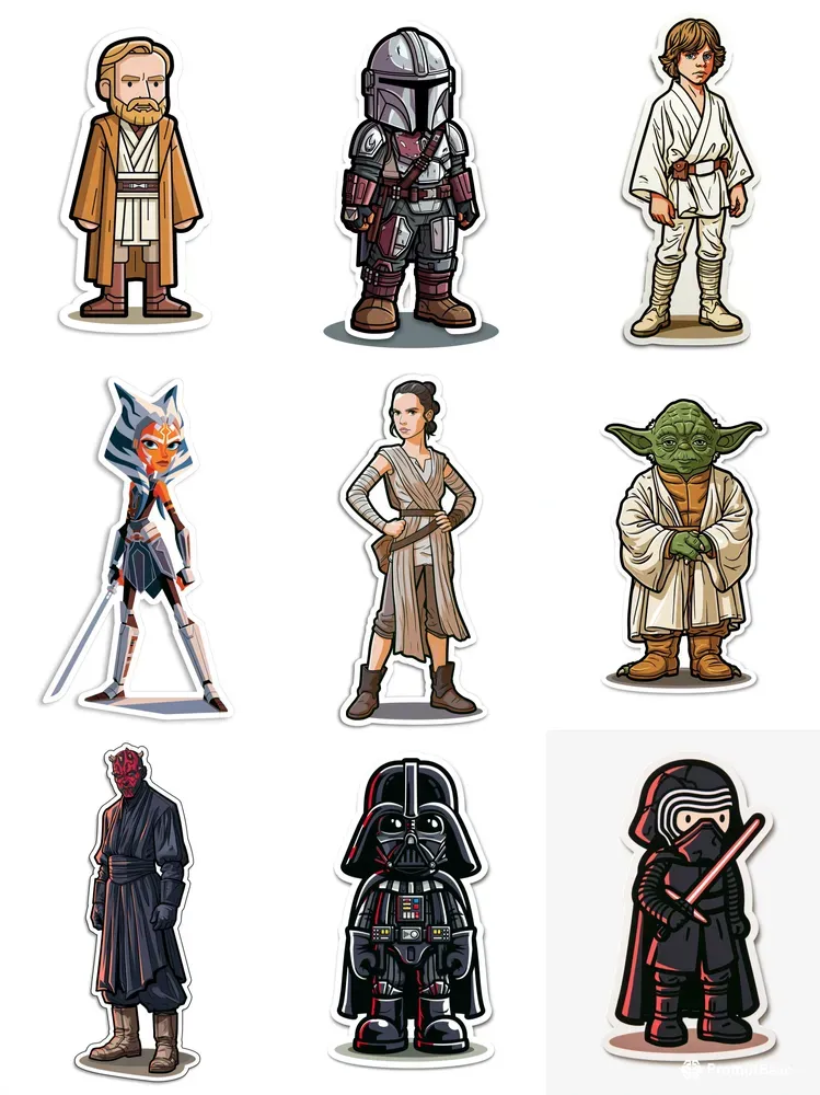 Star Wars Bold Sticker Art