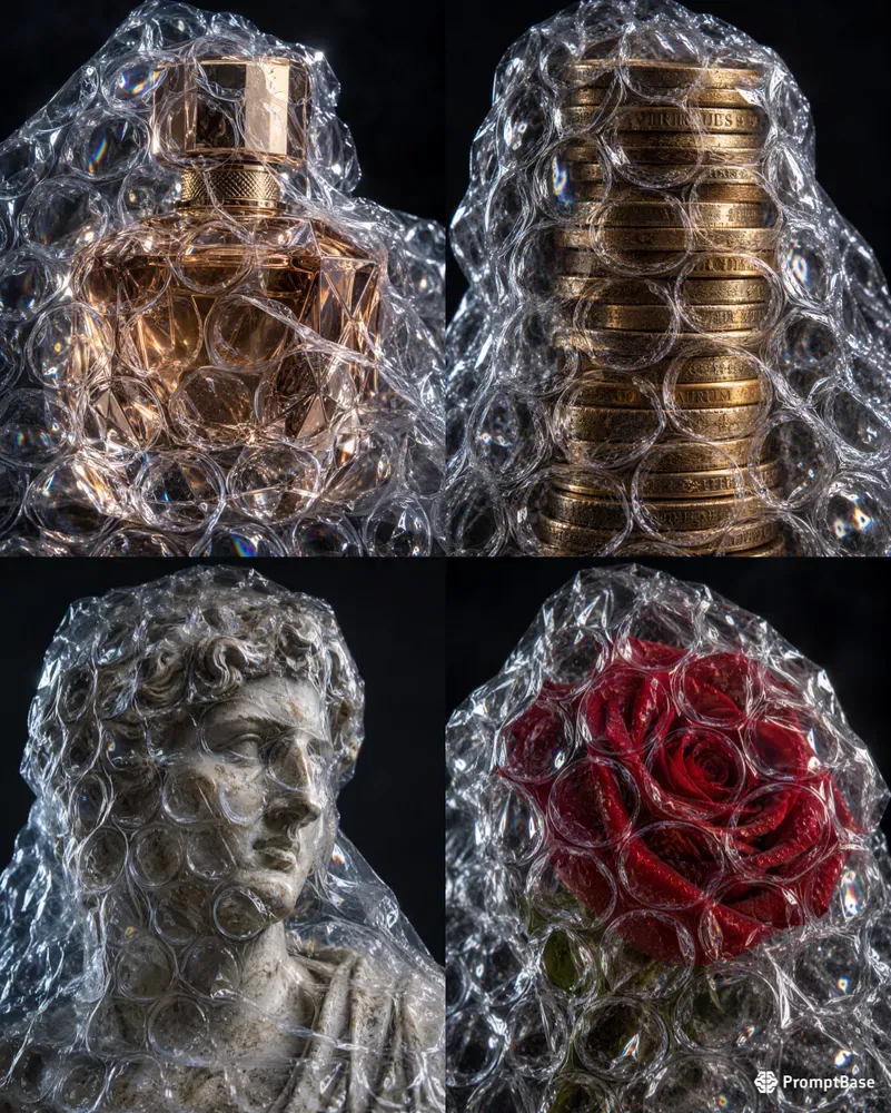 Bubble Wrap Texture Photography