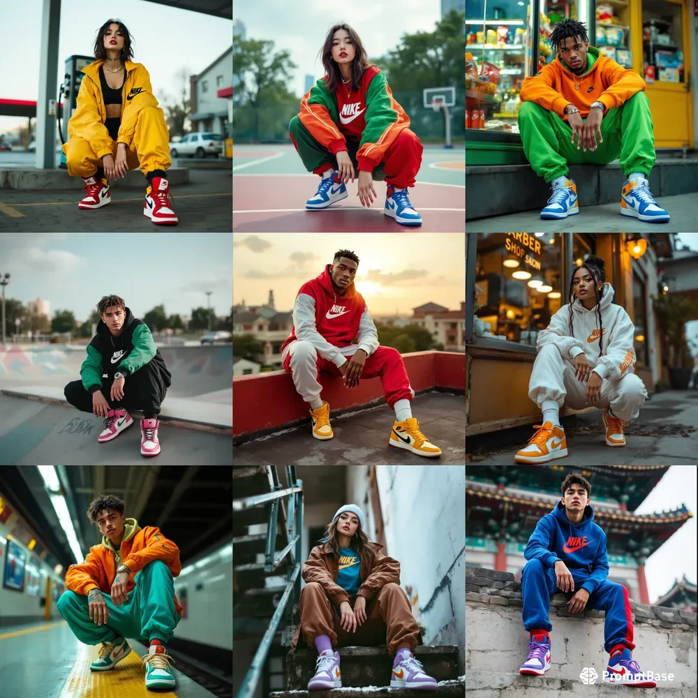 Nike Streetwear Fashion Campaign Photos