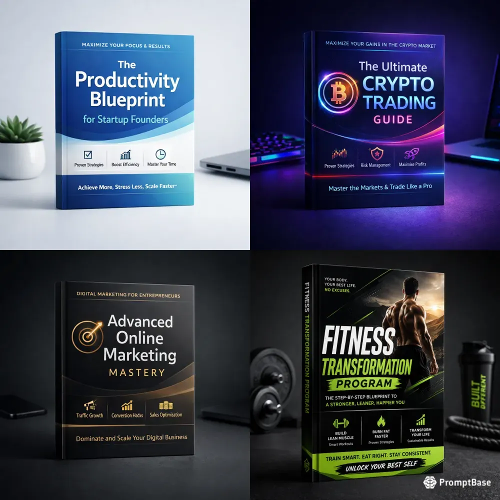 Cover Mockup Generator For Digital Products