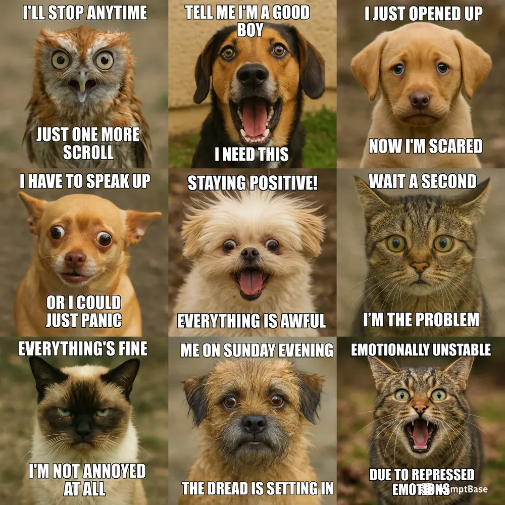 Emotionally Unstable Animal Memes