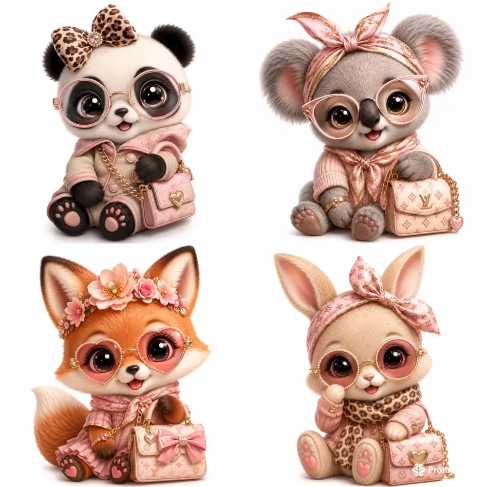 Cute Kawaii Fashion Characters