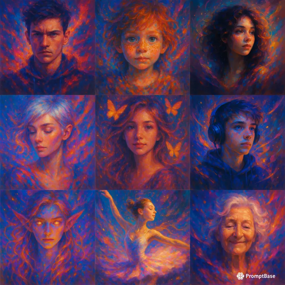 Color Bloom Portraits