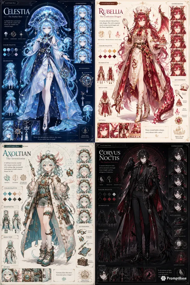 Original Vtuber Fusion Characters