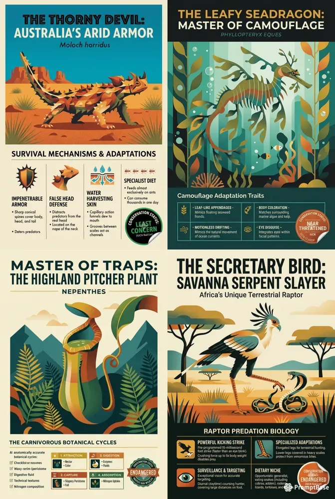 Soft Vector Nature Education Poster Art