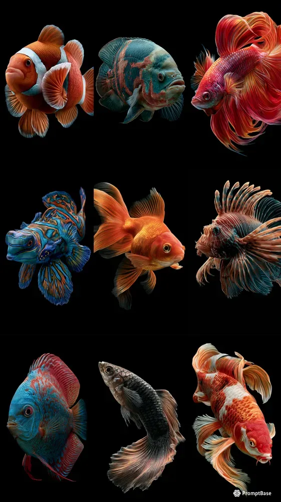 Luxury Fish Studio Portraits
