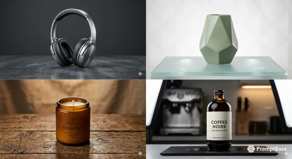 Hyperrealistic Studio Product Heroes