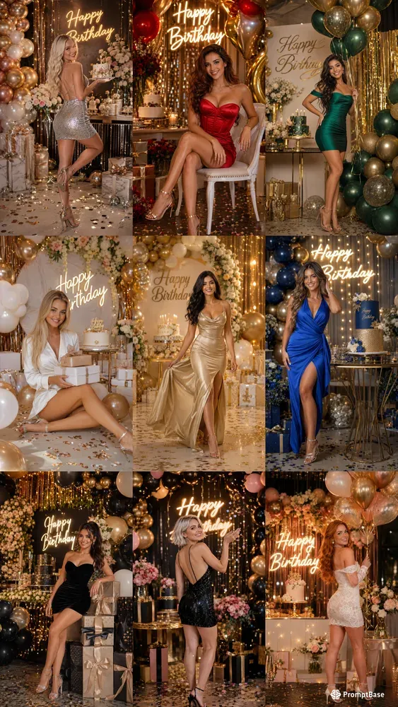 Viral Birthday Photo Shoot Models