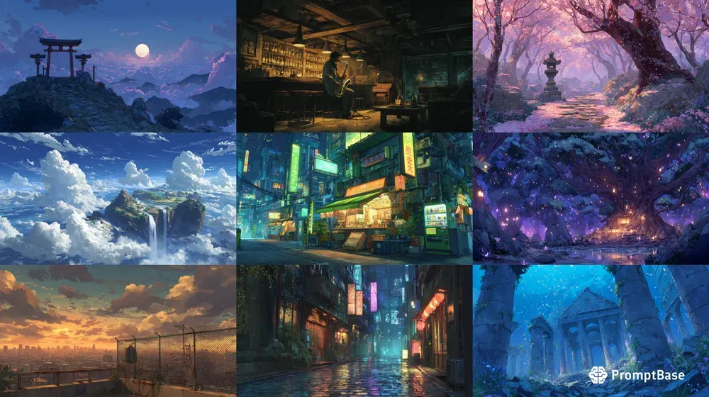 Anime Environment Art Generator
