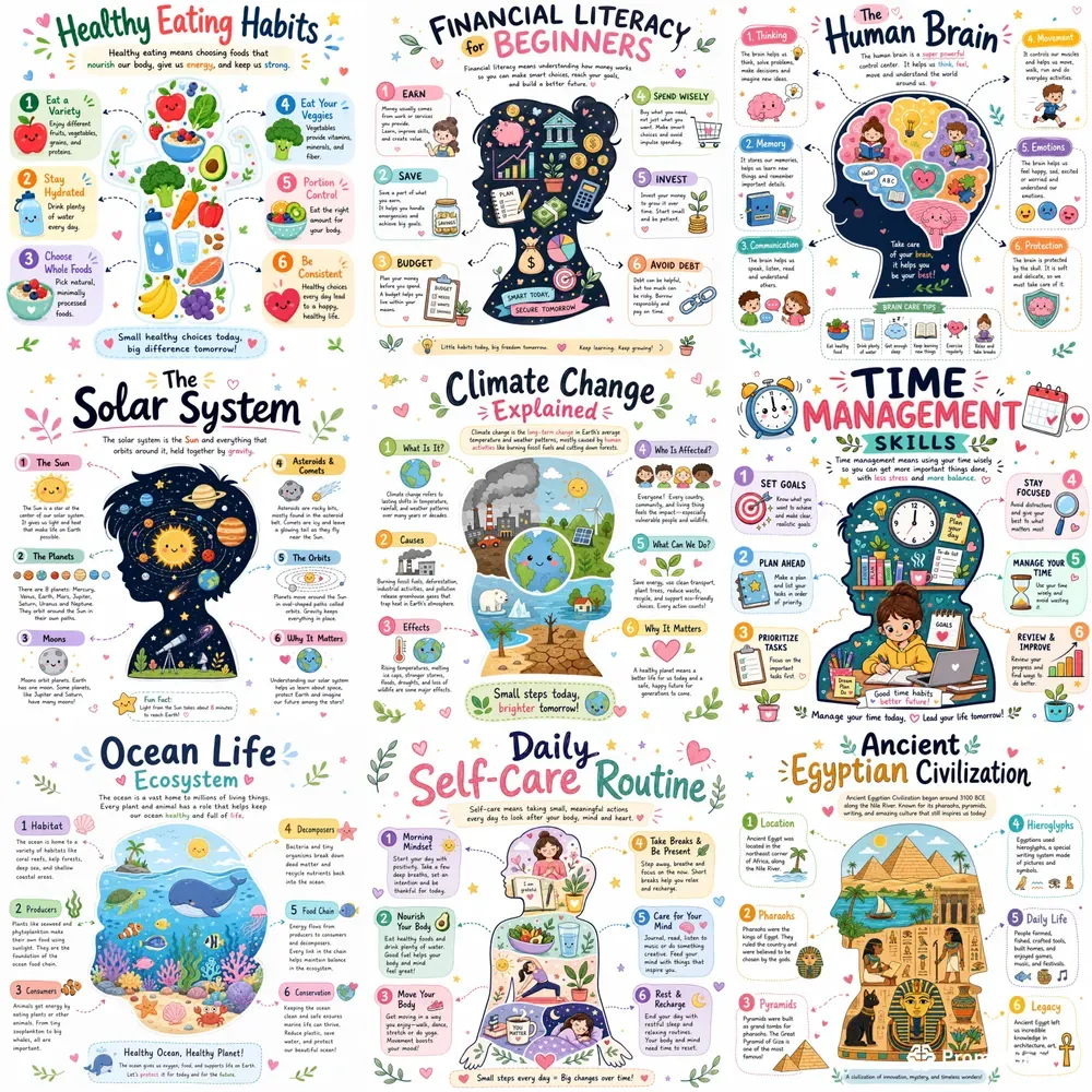 Cute Educational Infographic Creators