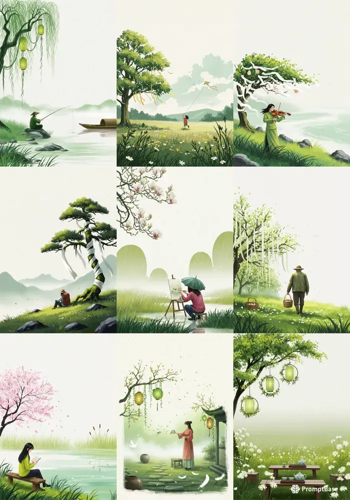 Oriental Ink Landscapes