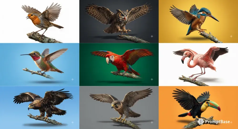 Artistic Birds Portraits