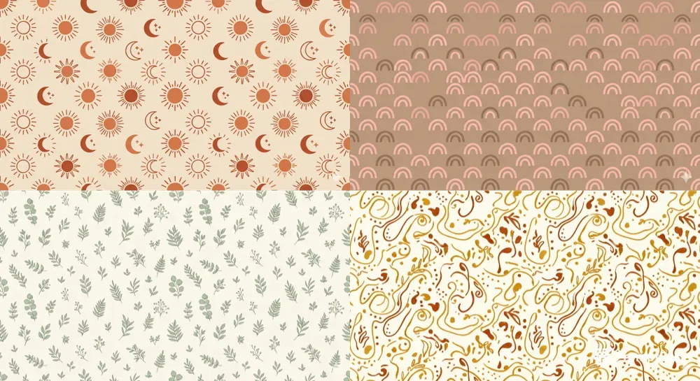 Seamless Boho Pattern Generator
