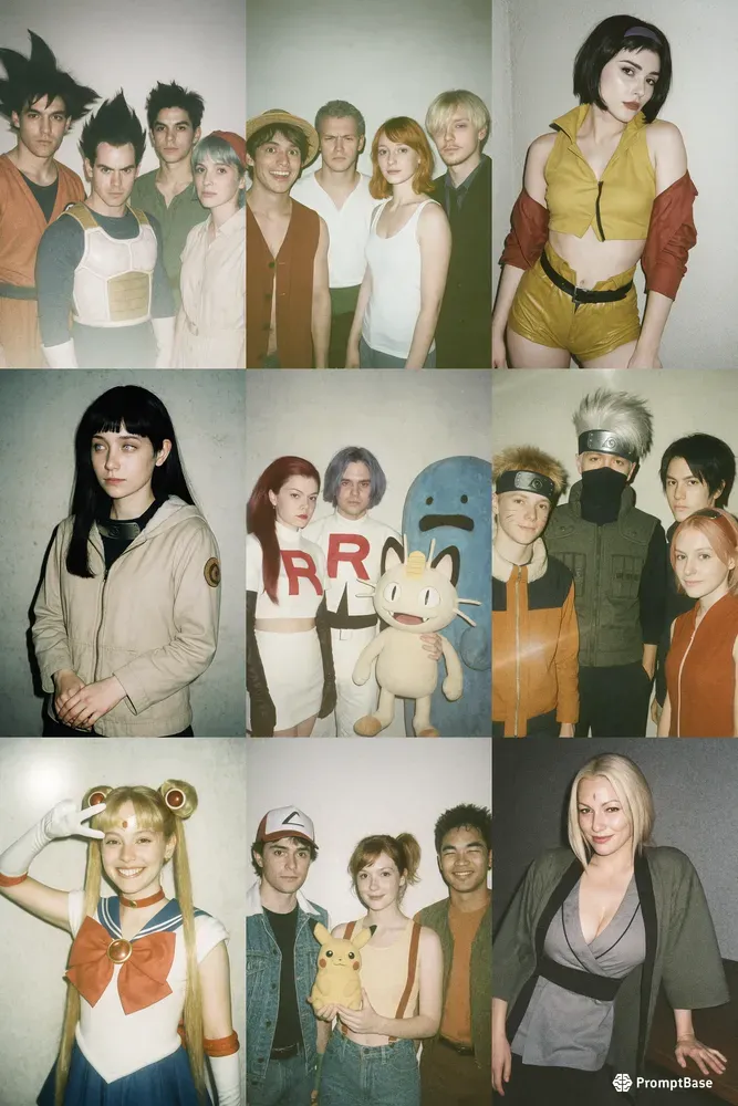 Realistic Anime Cosplays 90s Style