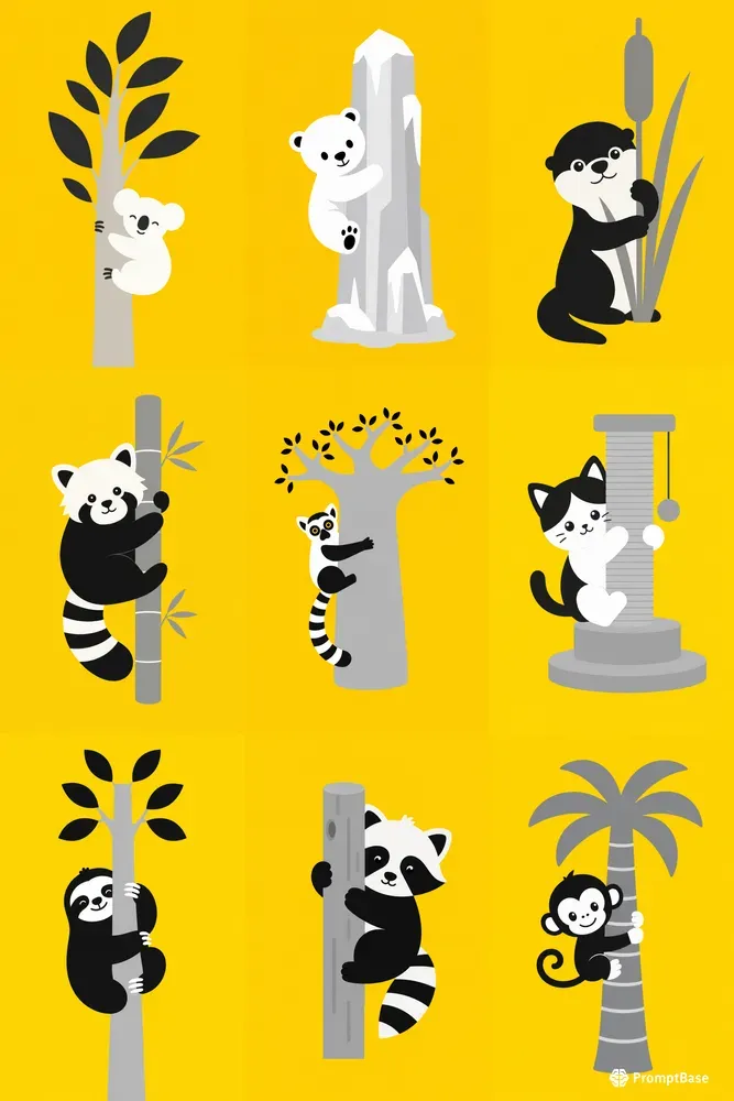 Geometric Animal Posters