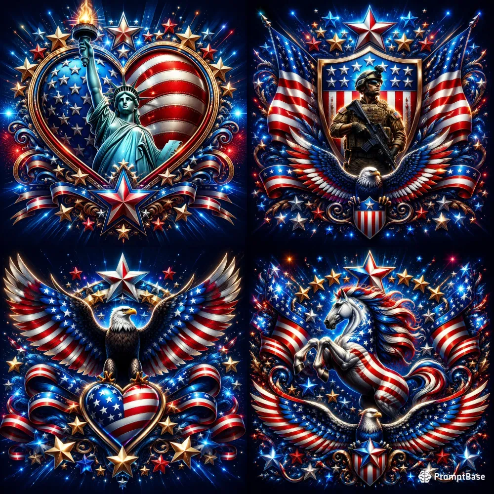 American Spirit Emblem Art