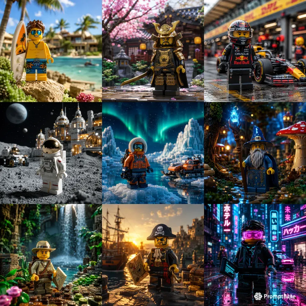 Lego Beach Vacation Explorers