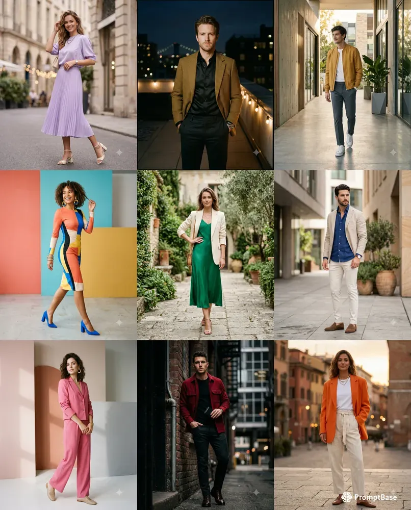 Stylish Fashion Campaign Photo Generator