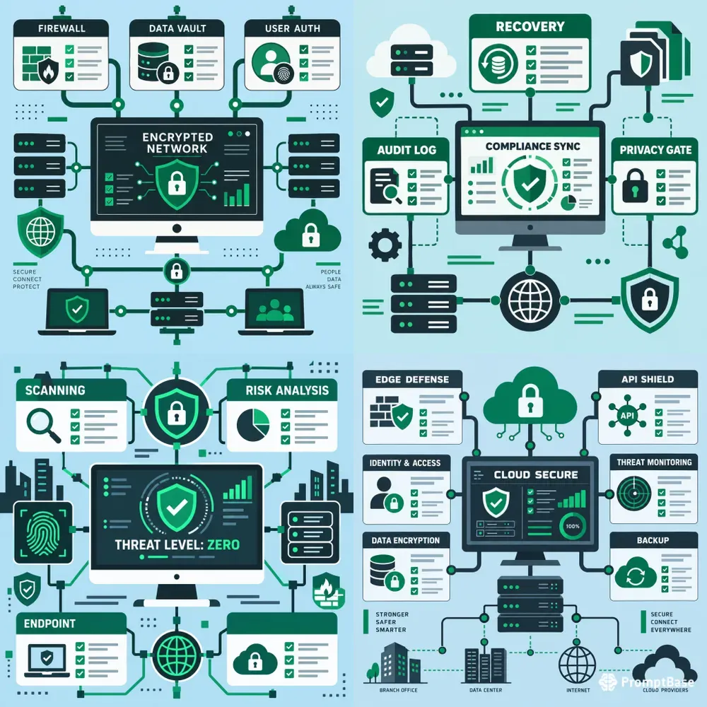 Professional B2b Cybersecurity Art