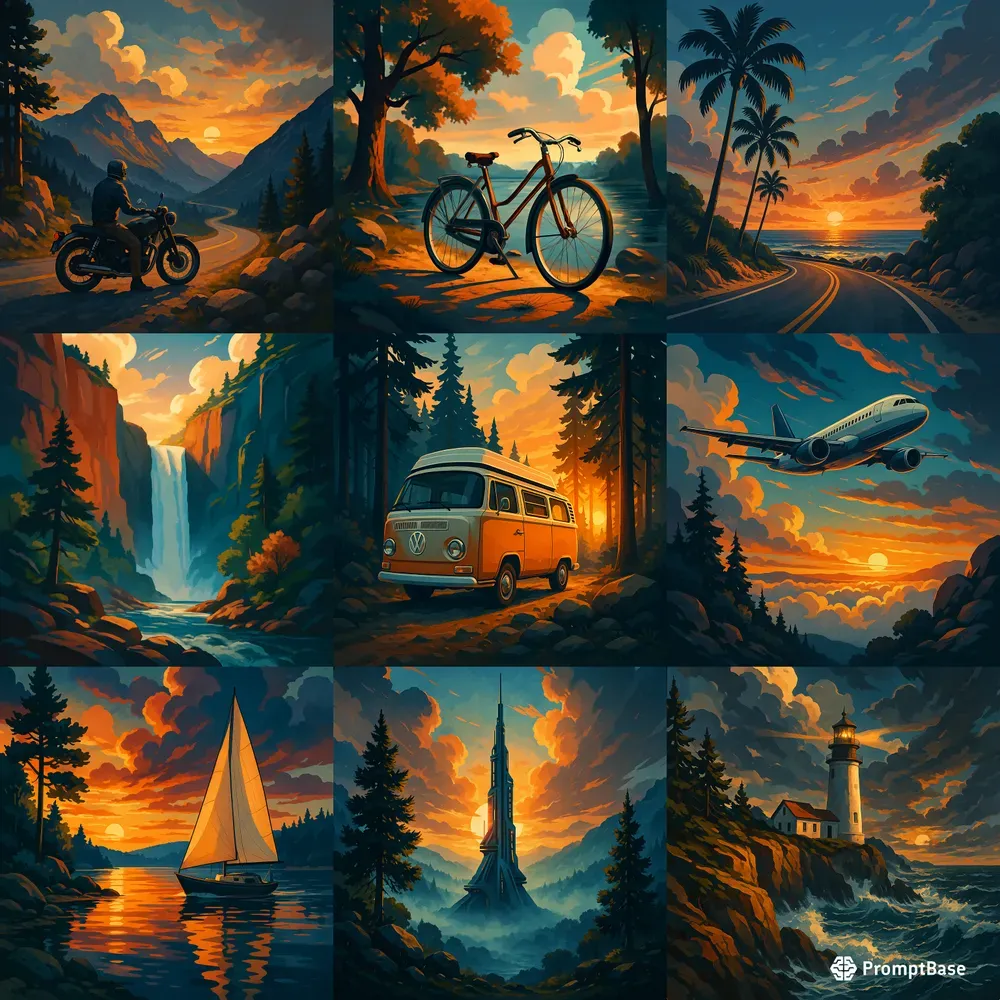Cinematic Scenery Digital Art