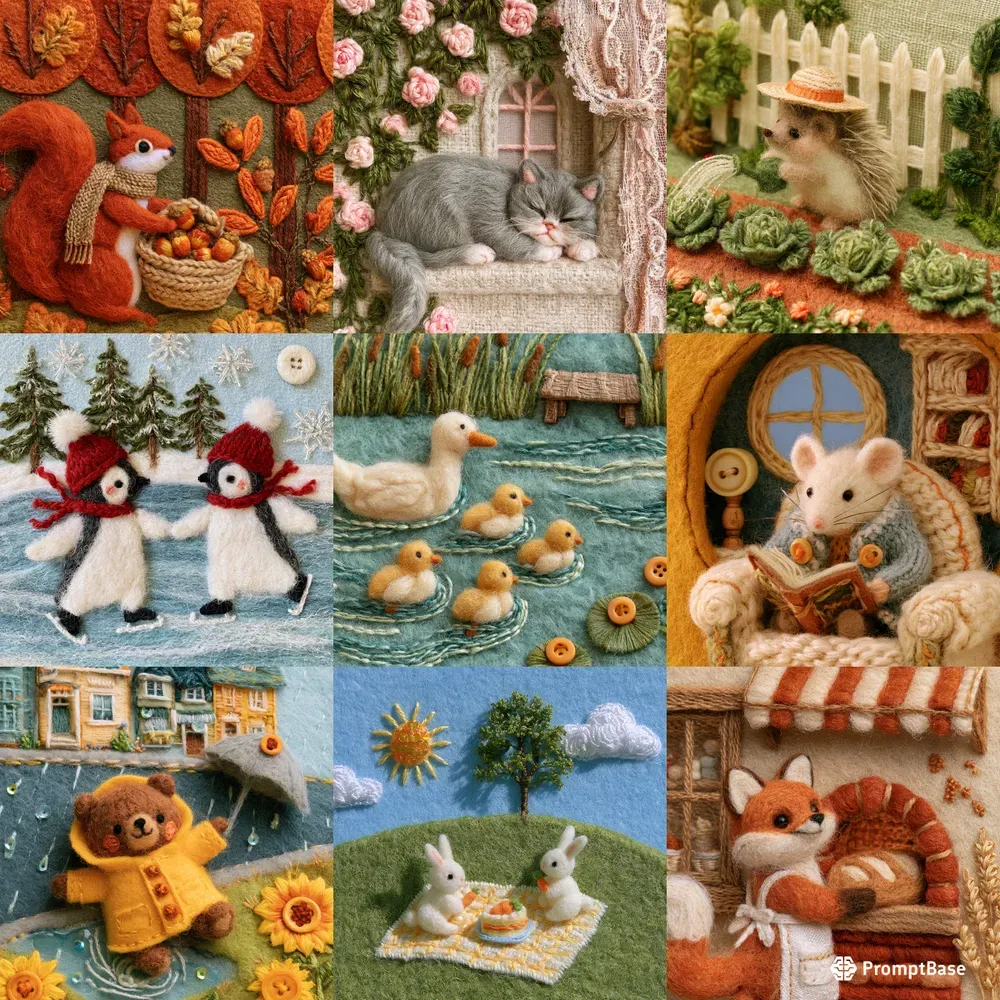 Felt Storybook Scene Generator