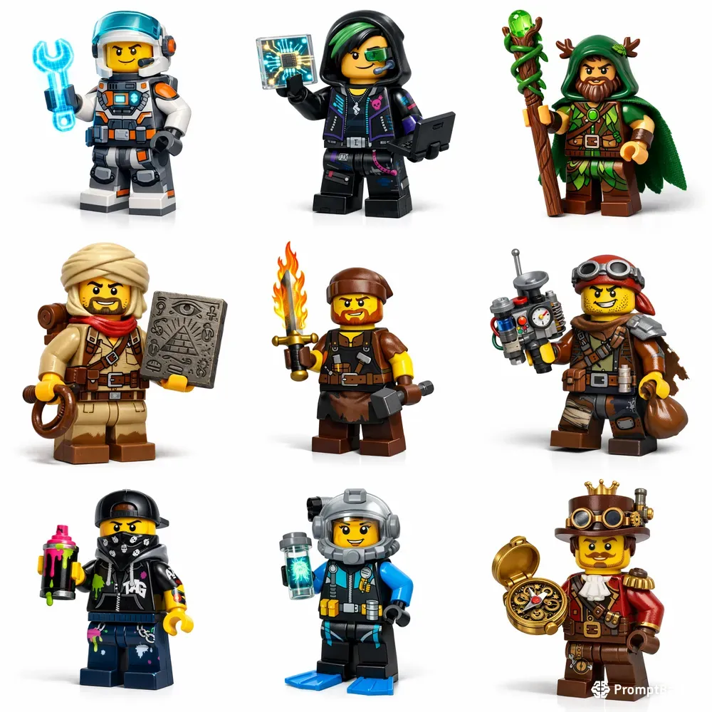 Lego Minifigure Character Creators