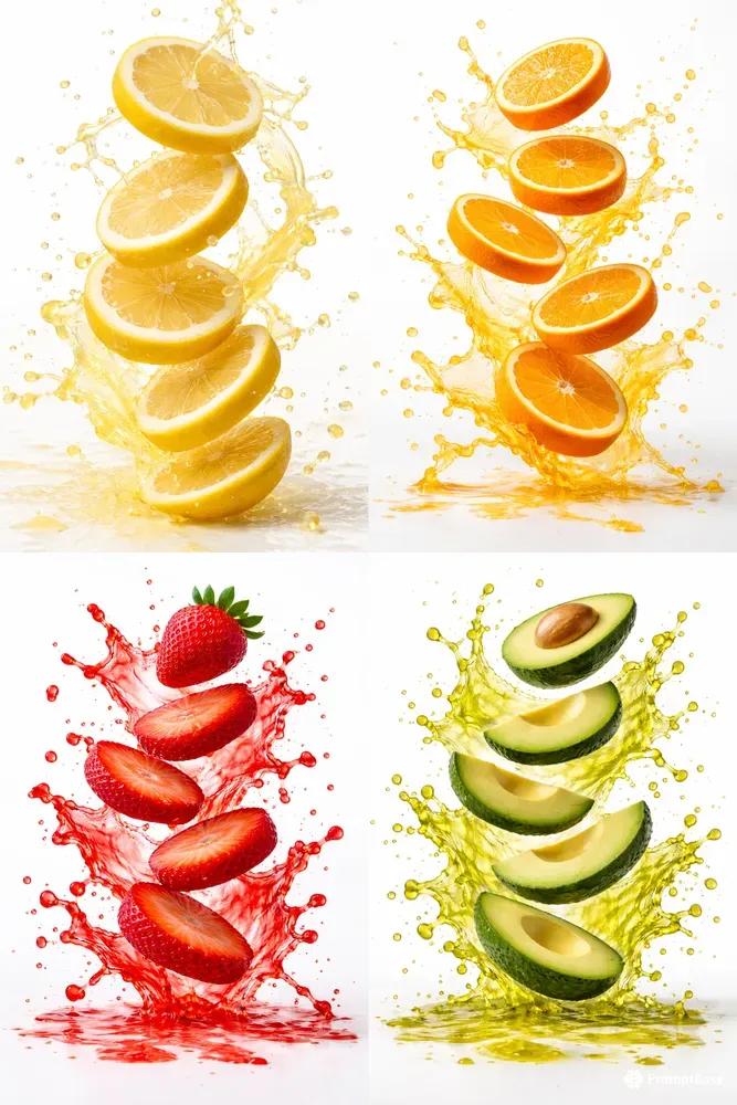 Midair Food Action Photography