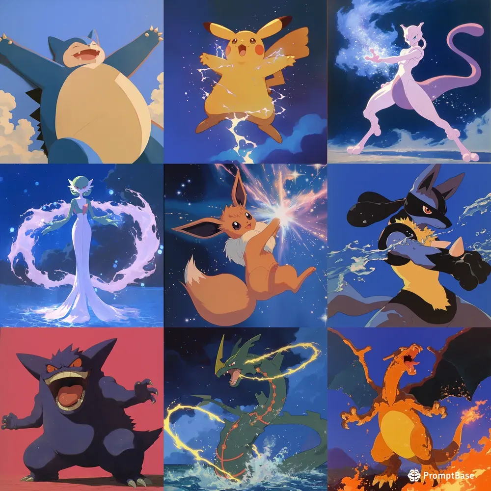 Dynamic Pokemon Splash Art