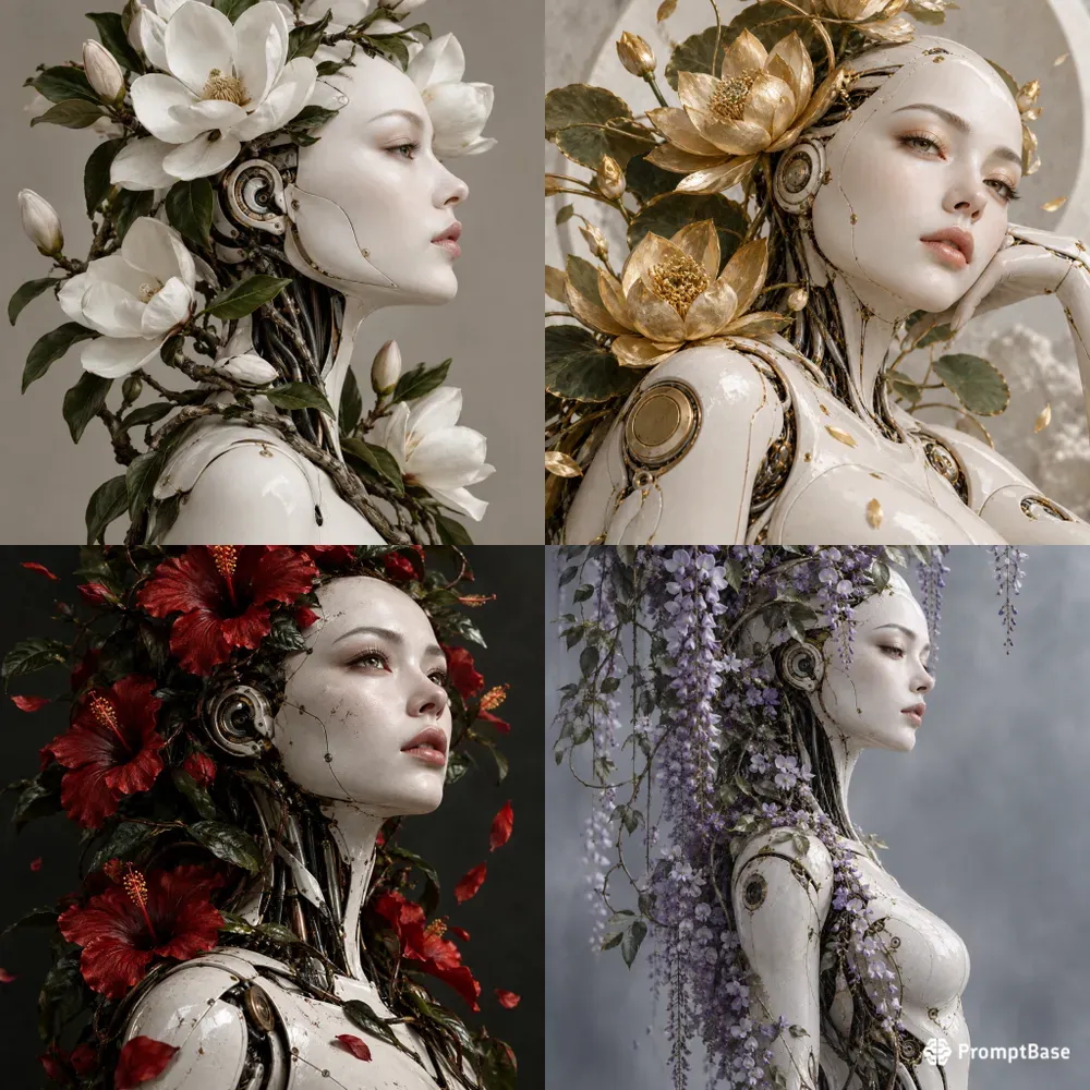 Botanical Android Nature Reborn 3Ds