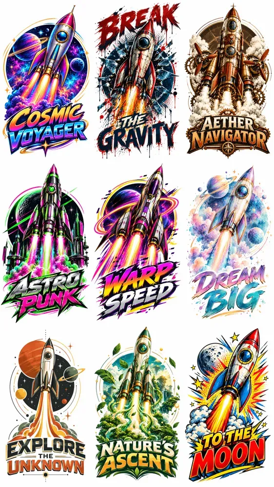 Ultimate Rocket T Shirt Designs