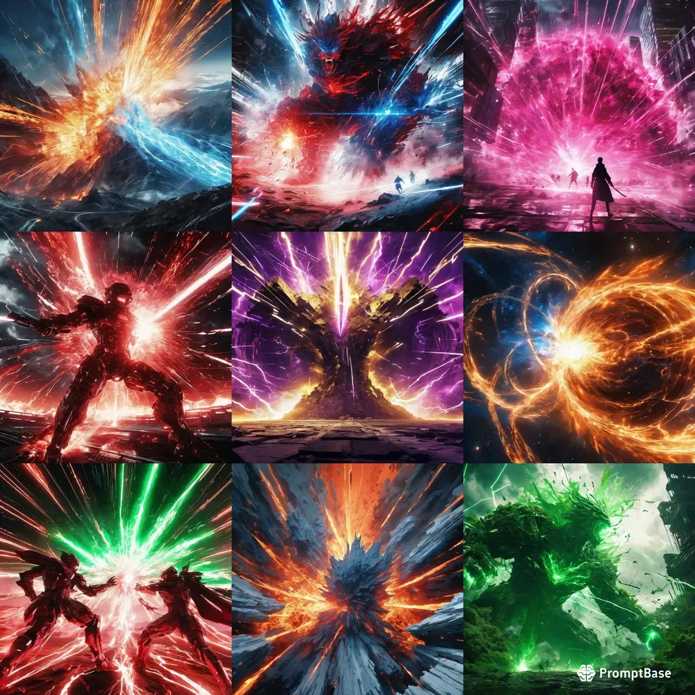 Epic Energy Clash Scenes
